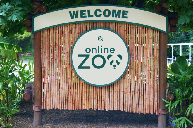 entrance to the zoo